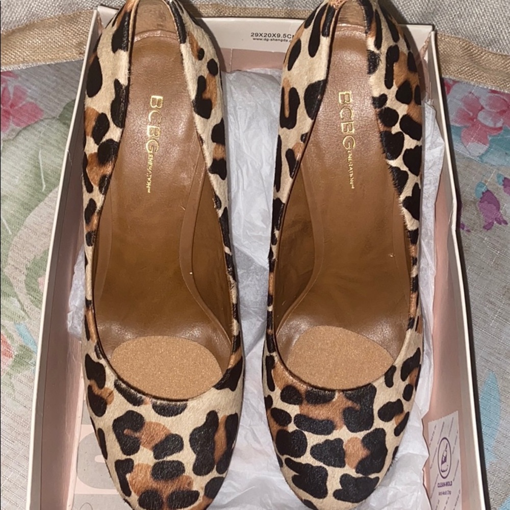 BCBG Generation Cheetah Heels